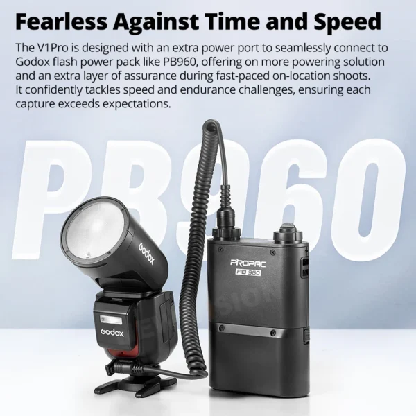 Godox V1 Pro V1Pro V1-C V1-N V1-S V1-F TTL Li-ion Round Head Camera Flash Wireless Speedlight For Canon Sony Nikon Fuji Olympus - Image 3
