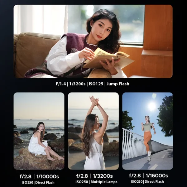 NEW! Godox V100 C/N/S/F/O TTL Li-ion Round Head On-Camera Flash 100Ws Beyond Limits V100S V100C V100N V100F V100O - Image 5