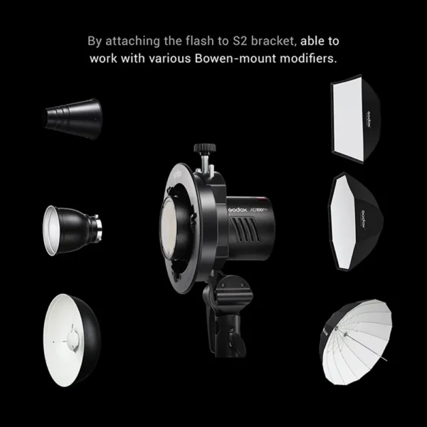 Godox AD100Pro TTL 100Ws Outdoor Flash Speedlight 2.4G Wireless X AD100 PRO Pocket Flash For Sony Nikon Canon Fujifilm PK AD200 - Image 4