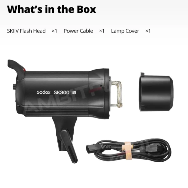 Godox SK300IIV SK400IIV SK300II-V SK400II-V 2.4G X System Professional Compact Studio Flash for Photography Studio Stream - Image 6
